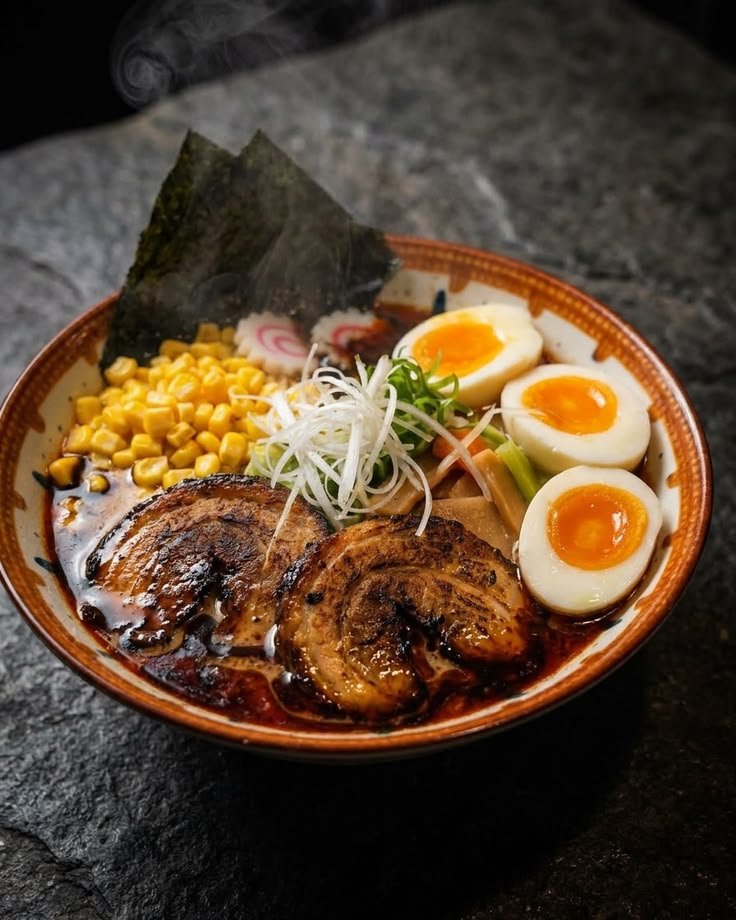 Fresh Japanese rice bowl